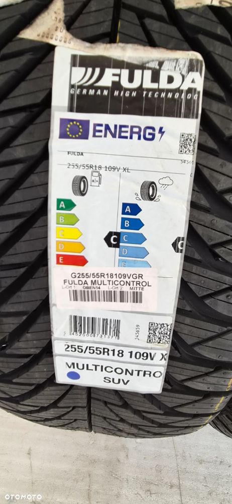 4x OPONY FULDA MULTICONTROL SUV M+S XL 255 55 R18 109V 2023 NOWE - 6