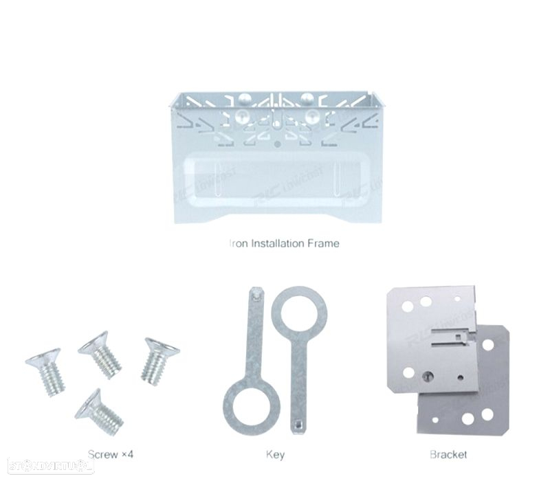 ADAPTADOR AUTO RADIO 2DIN UNIVERSAL METALICA - 2