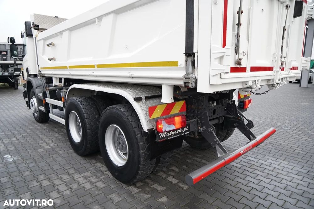 Scania P 410 / 6x4 / BASCULĂ DUBLU / HYDRODOLTA / BOARDMATIC / AUTOMATĂ / EURO 6 - 20