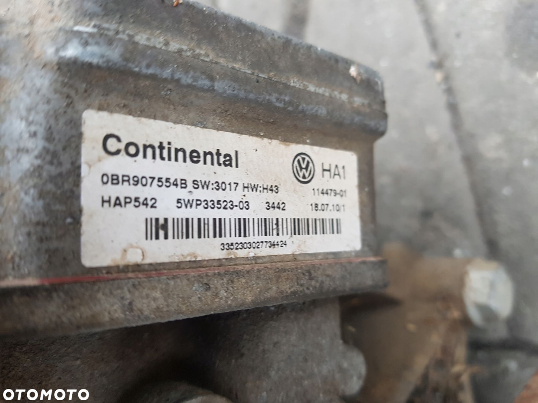 AUDI A3 8P LIFT 08-12r 2.0 TDI SKODA YETI DYFER MOST TYŁ MMK 0BR907554B - 4