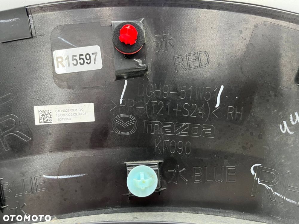 Listwa Mazda CX-30 CX30 2019r.- prawa tylna nakładka błotnika zderzaka prawy tył dgh9-51w51 - 8