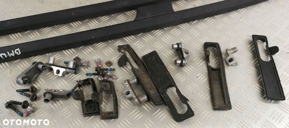 relingi dachowe dachu listwy czarne komplet BMW X5 E53 LIFT - 7