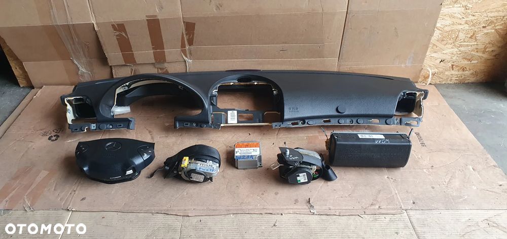 Konsola AIRBAG pasy poduszki sensor Mercedes E-Klasa W211 - 5