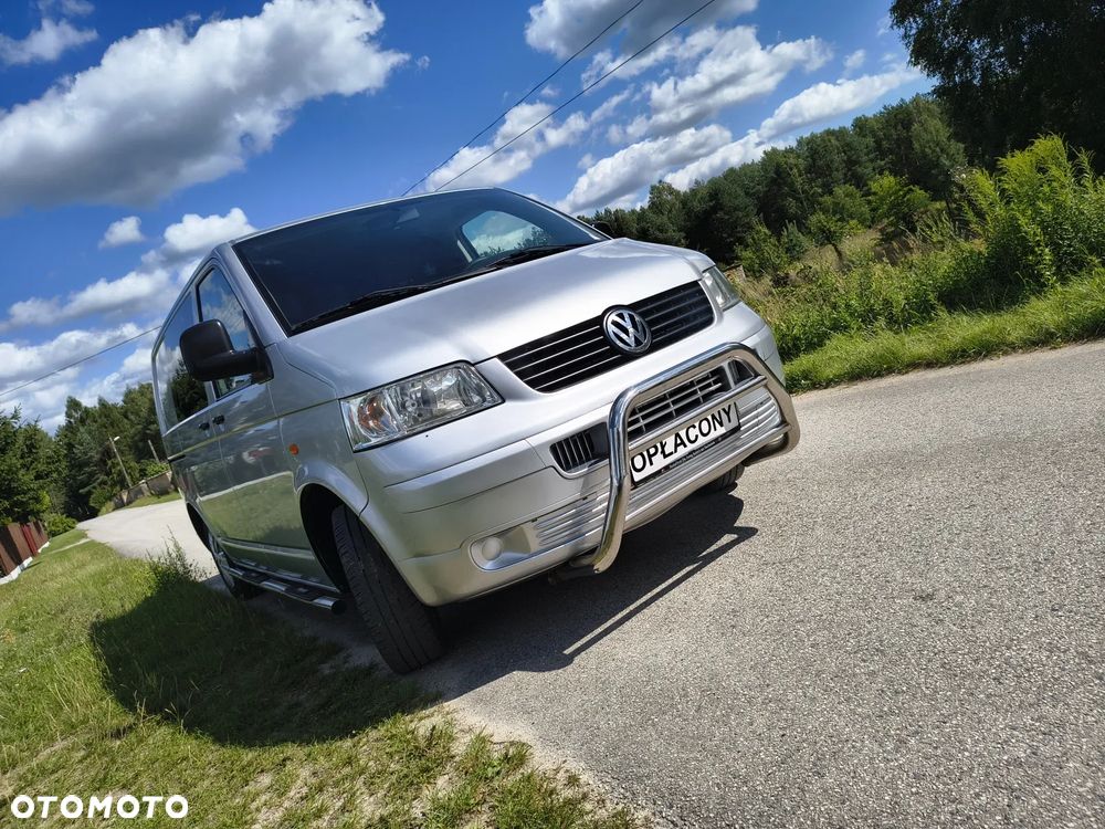 Volkswagen TRANSPORTER T5 Klima Elektryka Tempomat Duże Radio Brygadówka Dubel Kabina Klapa Rury - 3