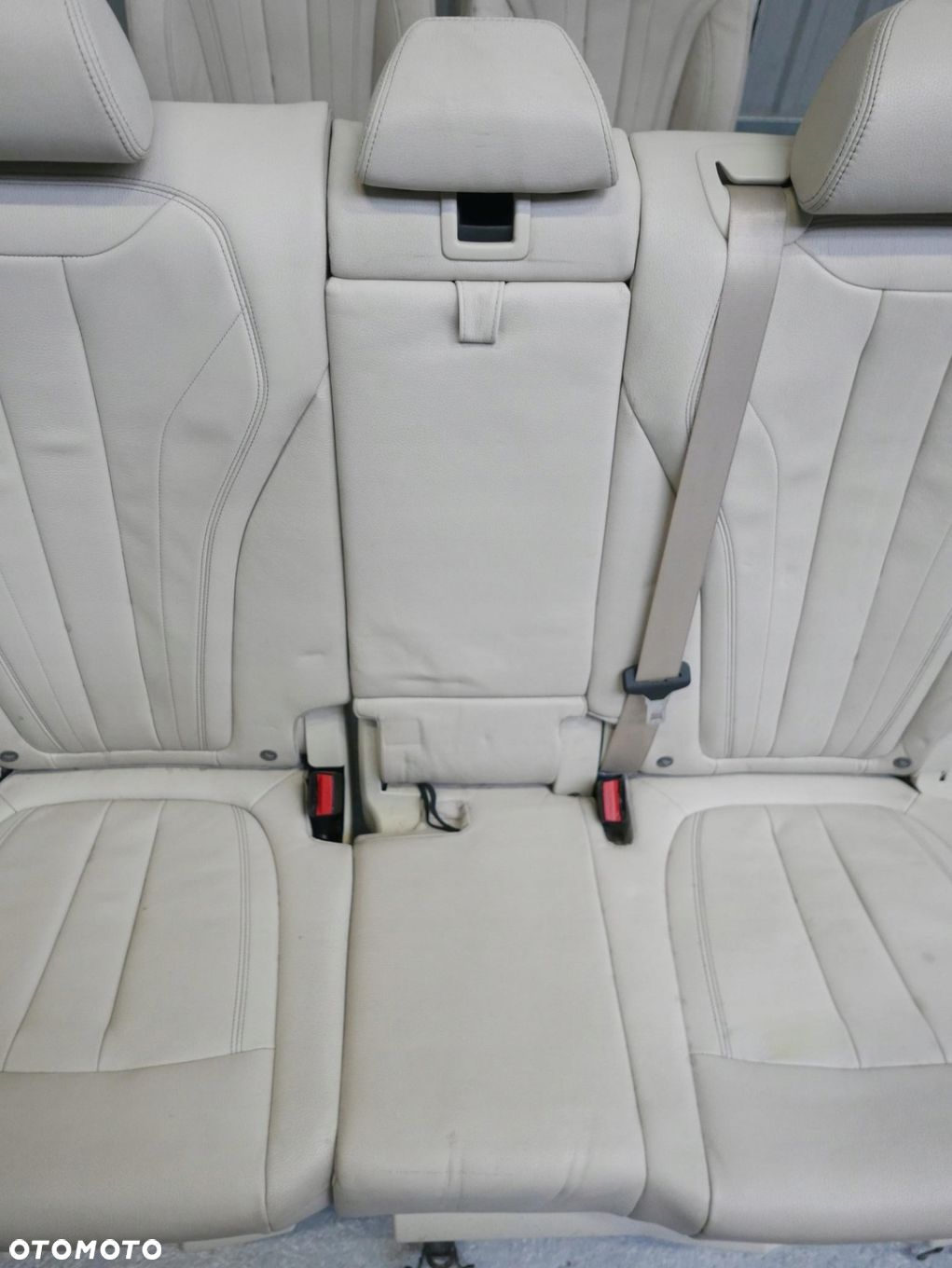 BMW X5 F15 TYLNA KANAPA REGULOWANA SKŁADANA DZIELONA ELFENBIENWEISS - 3