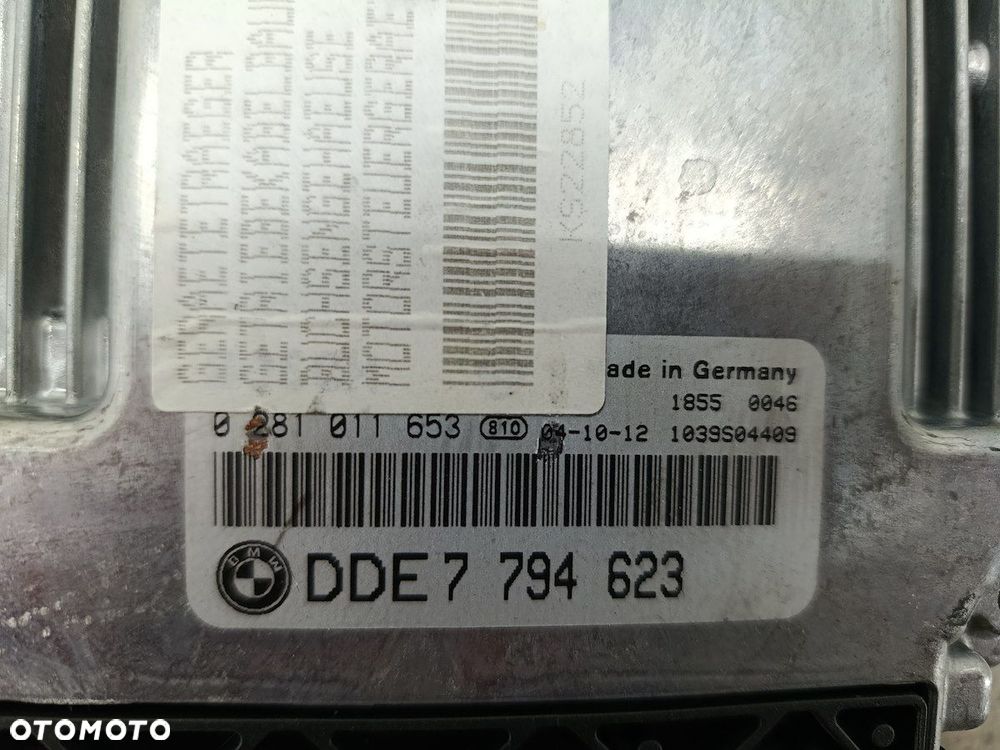 KOMPUTER, STEROWNIK BMW 3 E46 7794623 0281011653  BOSCH 2.0 D 318td - 3