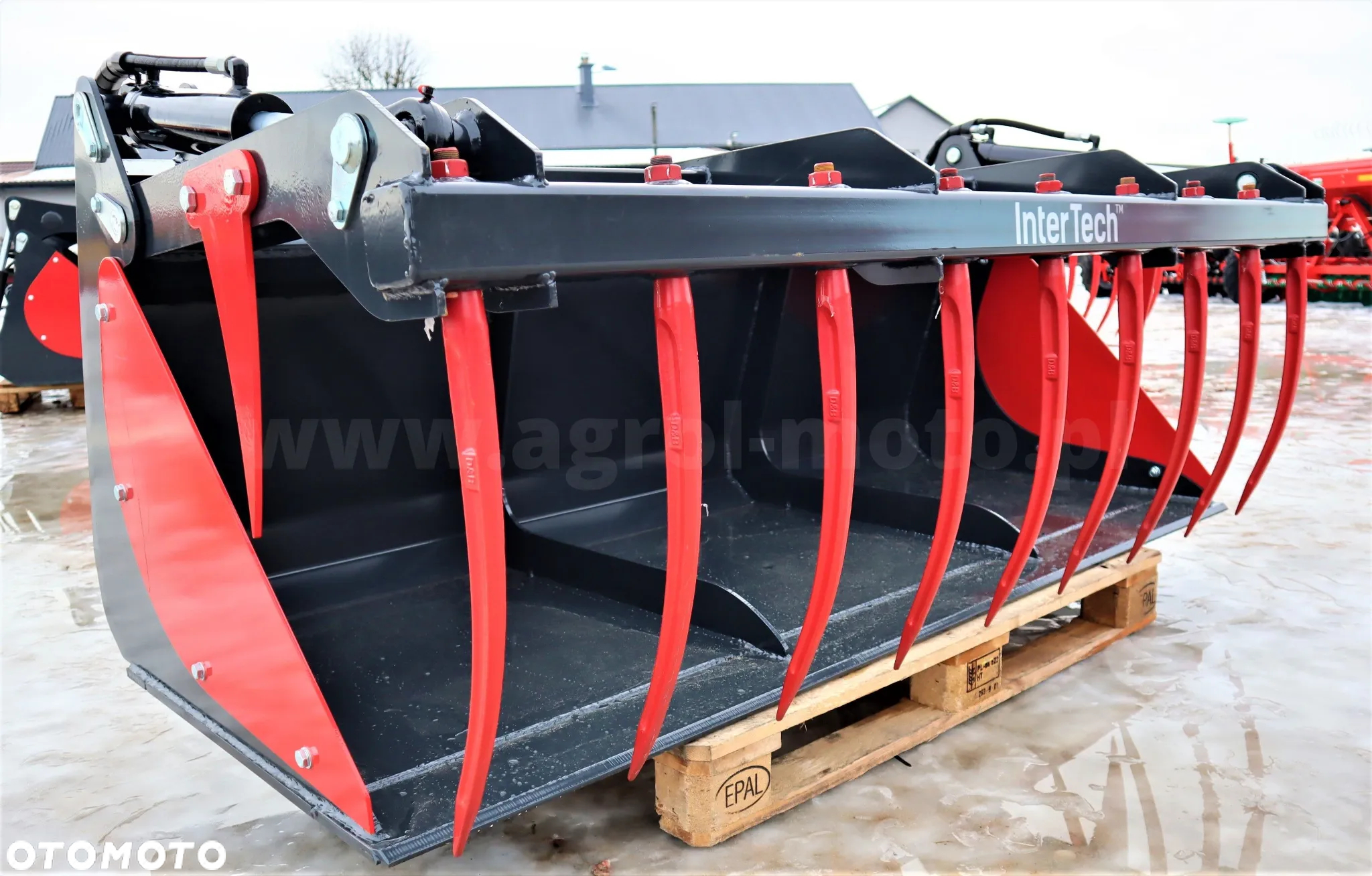 Widło-krokodyl INTER-TECH 1.5m 1,8 m; łyżka/chwytak/paleciak - 11