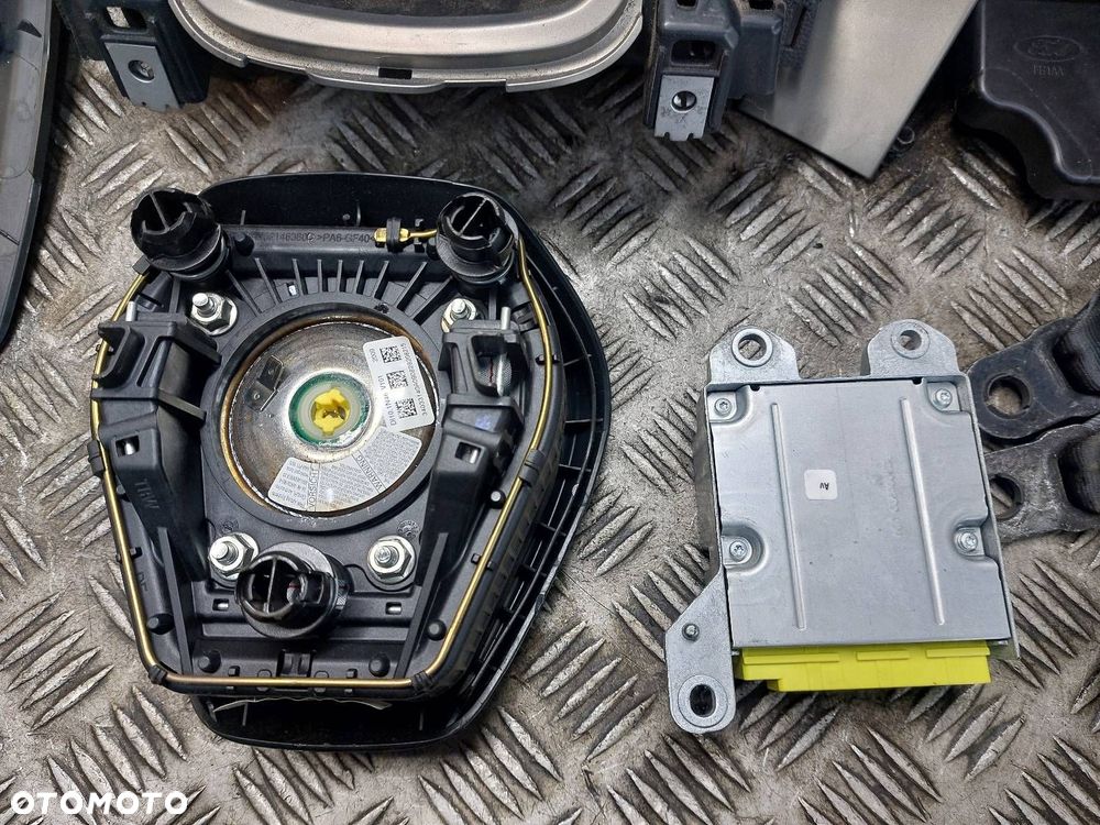 ZESTAW AIRBAG MODUŁ PODUSZKI PASY KOKPIT DESKA FORD FIESTA MK6 MK7 08-17 - 3