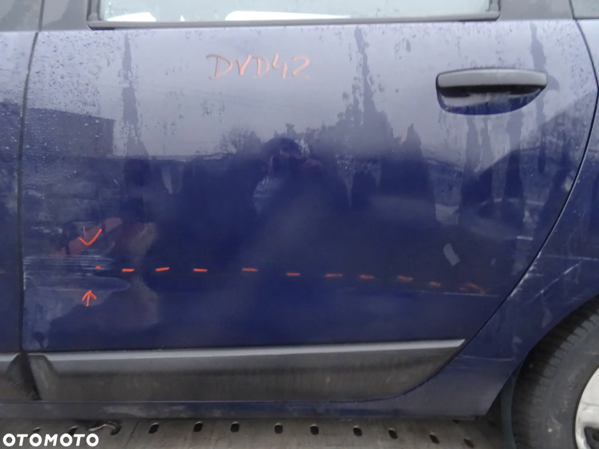 DACIA LODGY DOKKER DRZWI PRAWE  PRZEDNIE DVD42 LISTWA SZYBA PODNOSNIK ZAMEK KLAMKI LUSTERKO CZESCI ROZNE - 9
