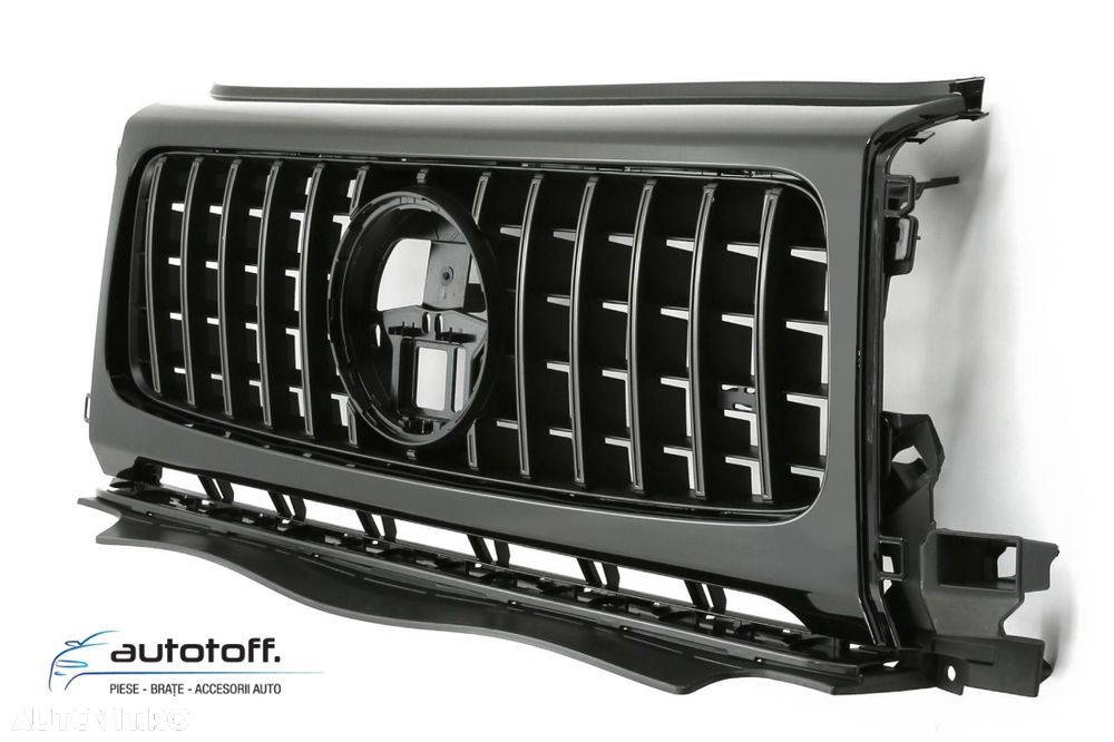 Grila Panamericana compatibila cu Mercedes G-Class W465 (2024+) Negru Lucios - 2