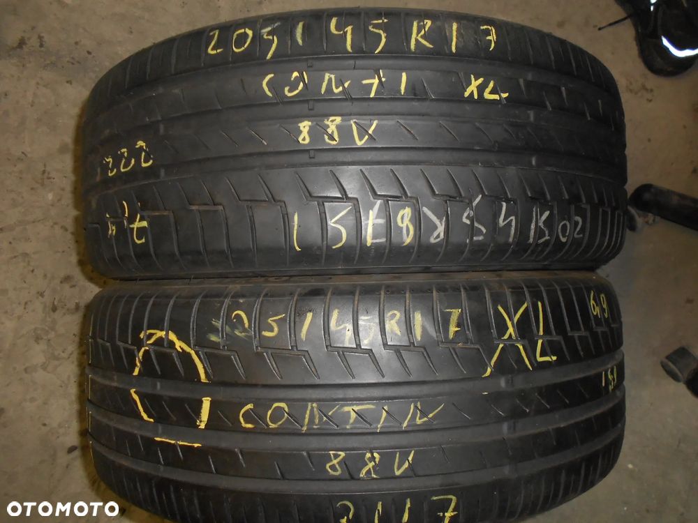 OPONY 205/45R17 CONTINENTAL PREMIUM CONTACT 6 XL DOT 1519 / 2117 7.9MM - 1