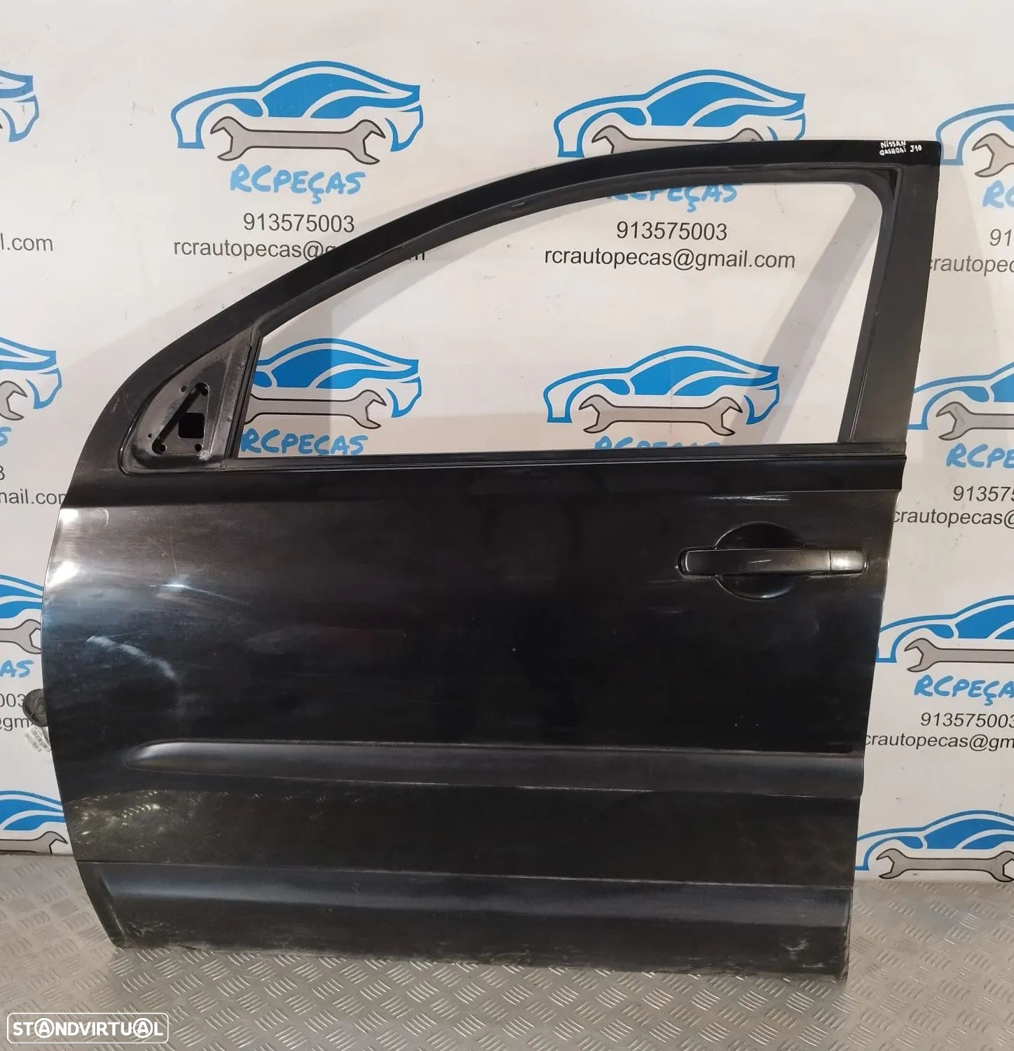 PORTA PORTAS FRENTE FRONTAL ESQUERDA NISSAN QASHQAI I 1 MK1 J10 H0101JD0MD QASHQAI +2 FECHO ELEVADOR MOTOR PUXADOR VIDRO RETROVISOR RETROVISORES - 1