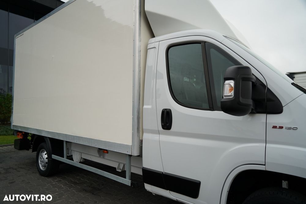 Fiat DUCATO 2.3 130 / CAROSERIE FURGON - 4,3 M / LIFT HIDRAULIC DHOLLANDIA - 750 KG / CUTIE DE VITEZE MANUALĂ / ROȚI SPATE DUBLE / IMPORTAT / - 16