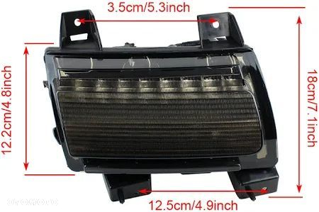JEEP WRANGLER JL SPORT 2018 KIERUNKI LED DRL KIERUNKOWSKAZY WĄSKIE - 4