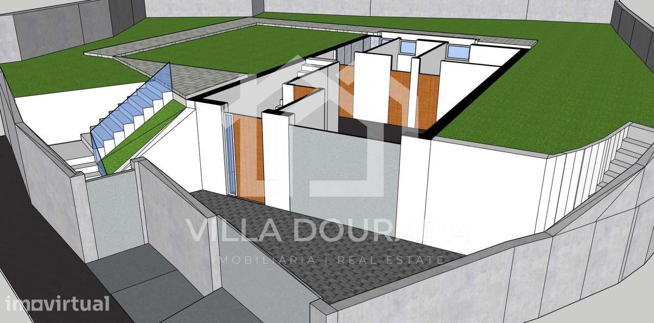 Moradia T3 com Arquitetura Moderna, Garagem e Jardim -Vila Maior Sant - Grande imagem: 3/20
