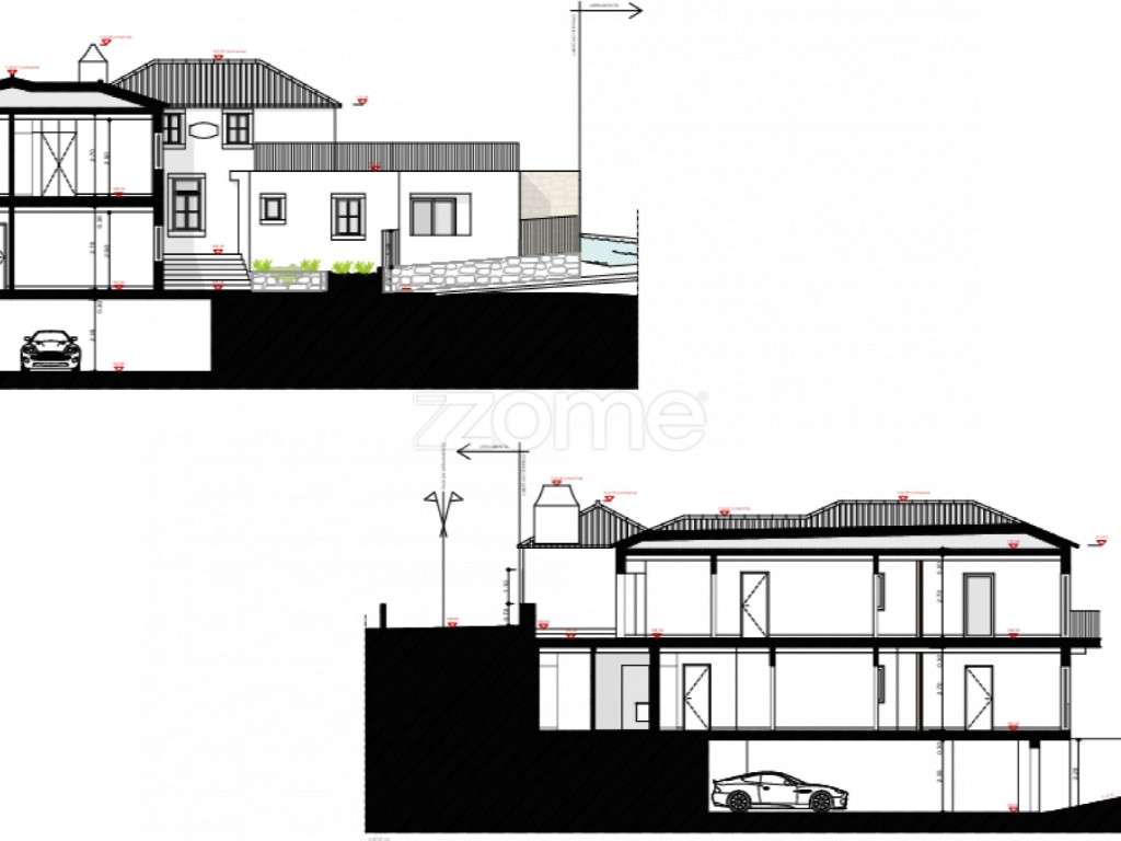 Terreno 350m2 com projeto aprovado para três moradias - Grande imagem: 4/8