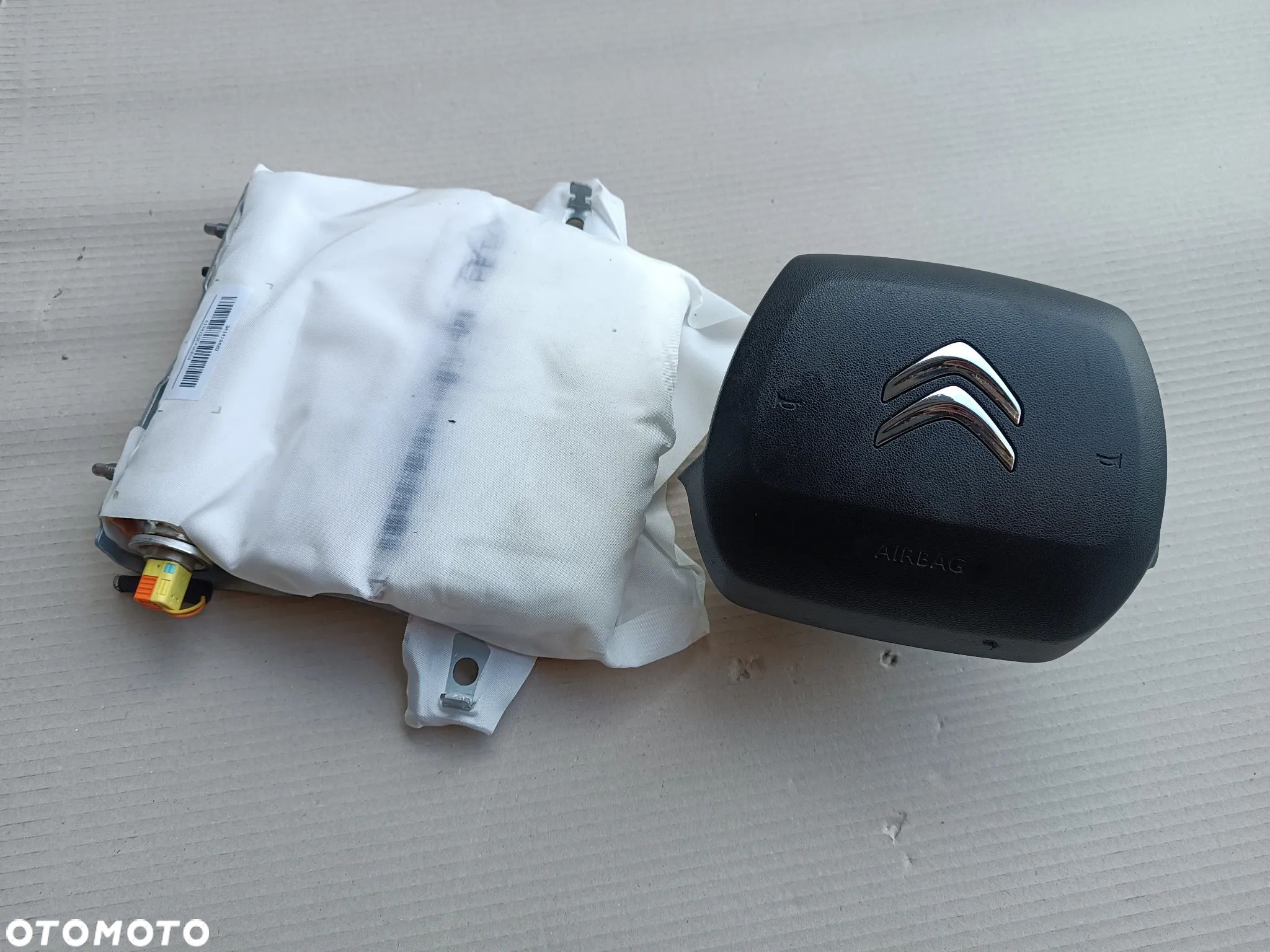 PODUSZKI AIRBAG KIEROWCY PASAŻERA ORYGINAŁ CITROEN C4 CACTUS - 1