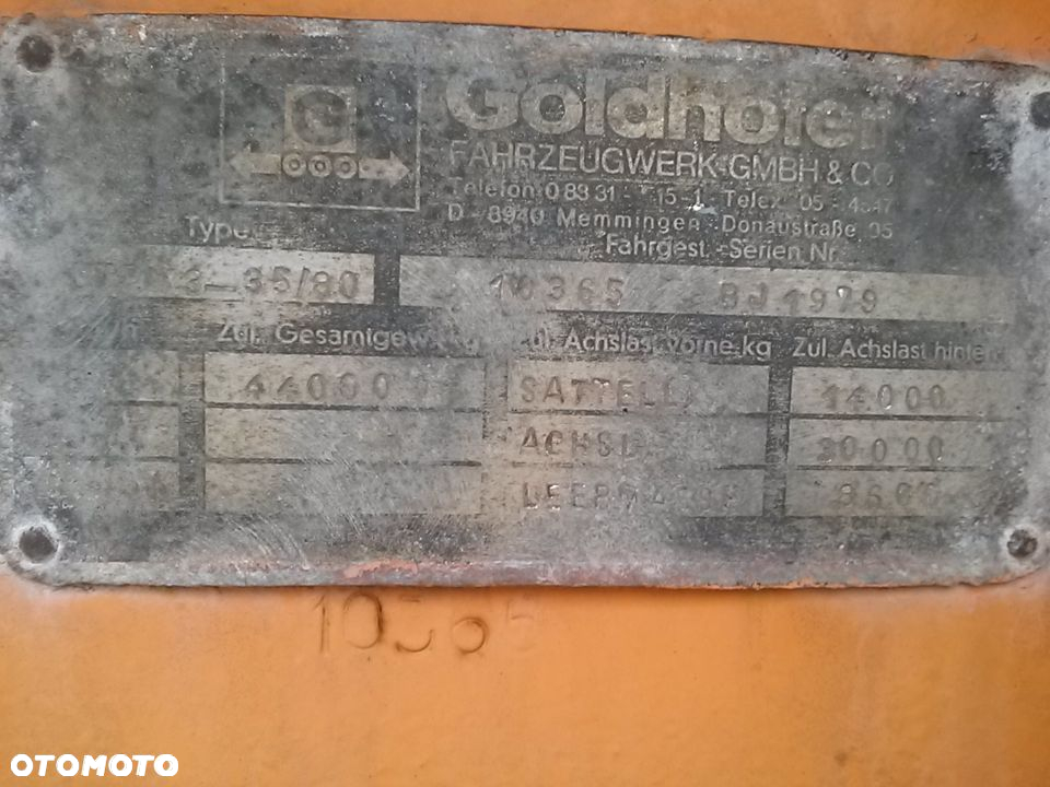 Goldhofer Naczepa niskopodwoziowa typu semi GOLDHOFER STPN3-35/80 - 2