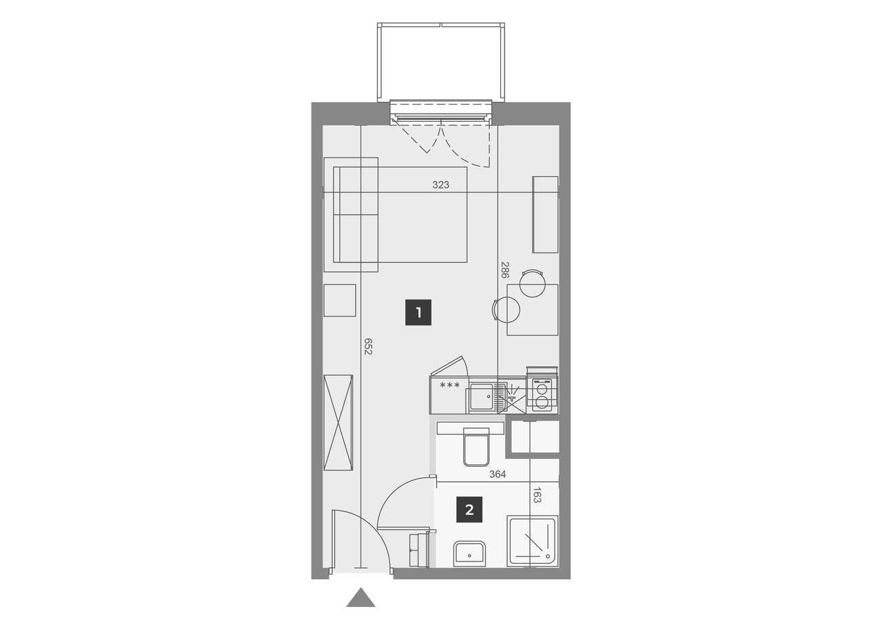 Studio - Al. 3 maja 51b/419 – Błonia – bez pośredników