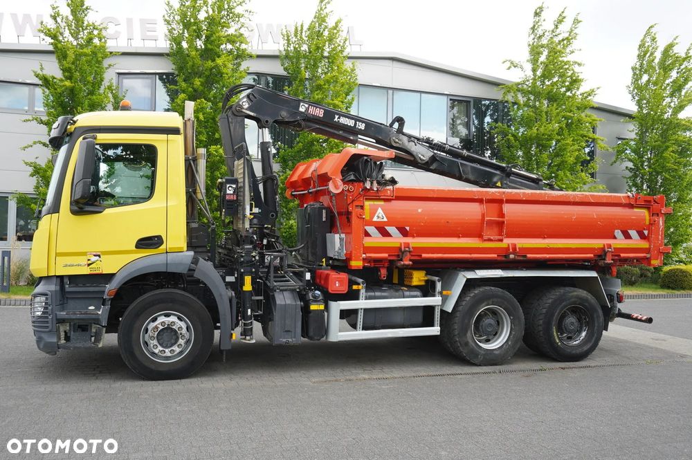 Mercedes-Benz Arocs 2640 6x4 / 100 tys. km! / HIAB X-Hiduo 158 / rotator / Wywrotka 2-stronna - 3