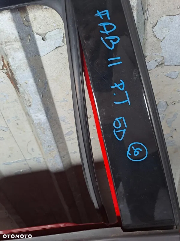 SKODA FABIA II 14r DRZWI PRAWY TYŁ TYLNE LF3K GOŁE - 3