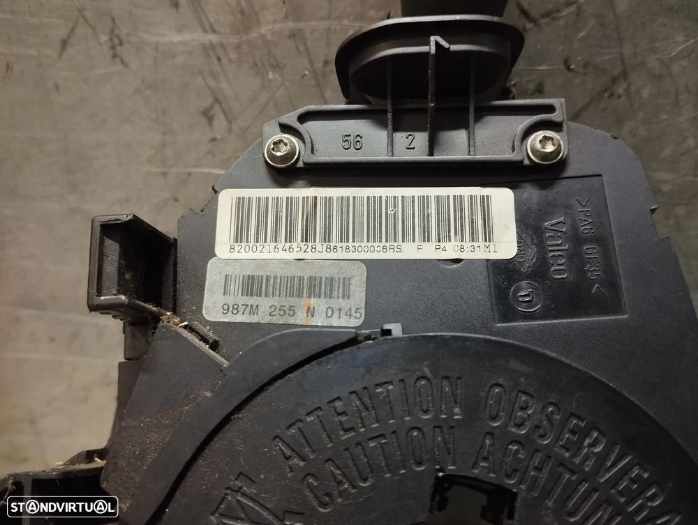 COMUTADOR / MANETES PISCA / LUZES / FITA AIRBAG RENAULT MEGANE II 03-08 8200216465 - 5