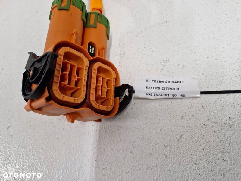 citroen ds5 kabel przewód baterii 9674881180 - 5