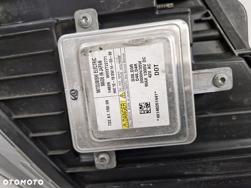 volvo v40 ii 2 lampa reflektor prawy przód xenon uk 31420010 - 11