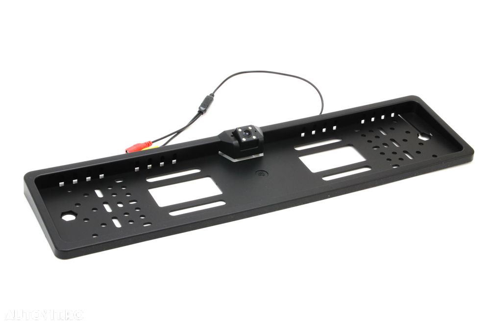 Suport numar auto cu camera video "Night vision", iluminare LED, reglaj unghi camera - 1