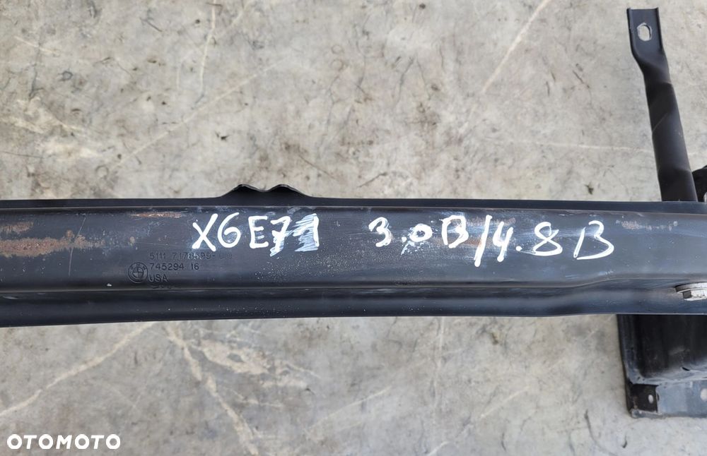 BELKA WSPORNIK ZDERZAKA PRZEDNIEGO BMW X5 E70 X6 E71 7178599 - 4