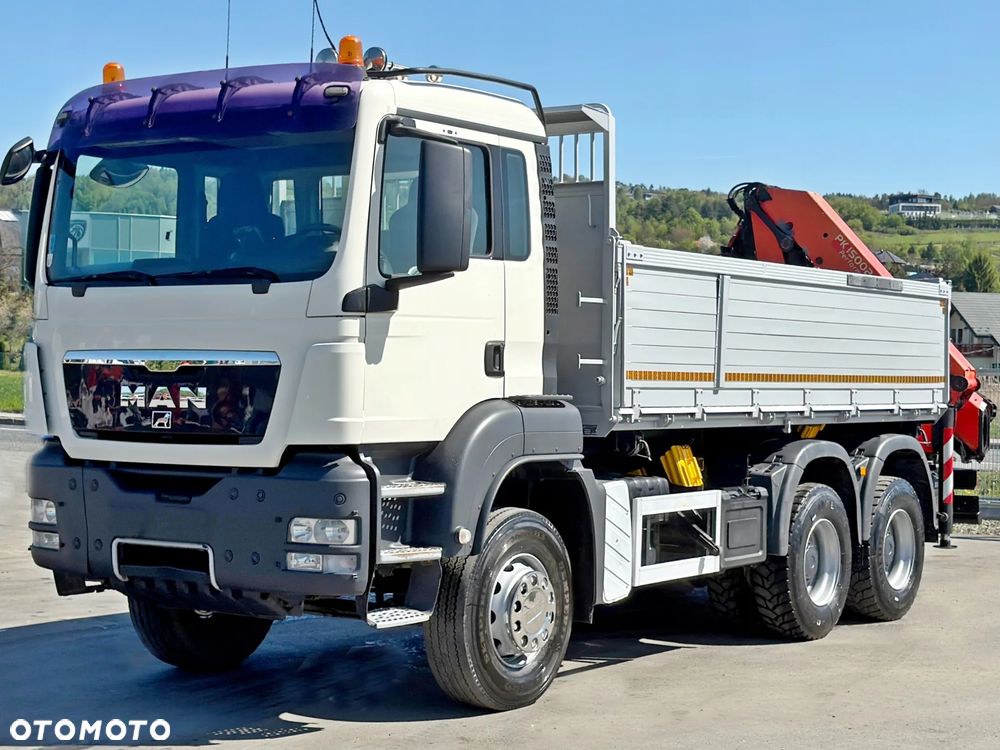 MAN TGS 33.360 * WYWROTKA 6,40 m + PK 15002 / 6x4 * STAN BDB - 4