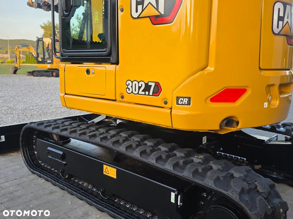 Caterpillar CAT 302.7 CR mini koparka szybkozłącze 3 łyżki piękna serwisowana 1 wł JCB sprowadzona w oryginale - 17