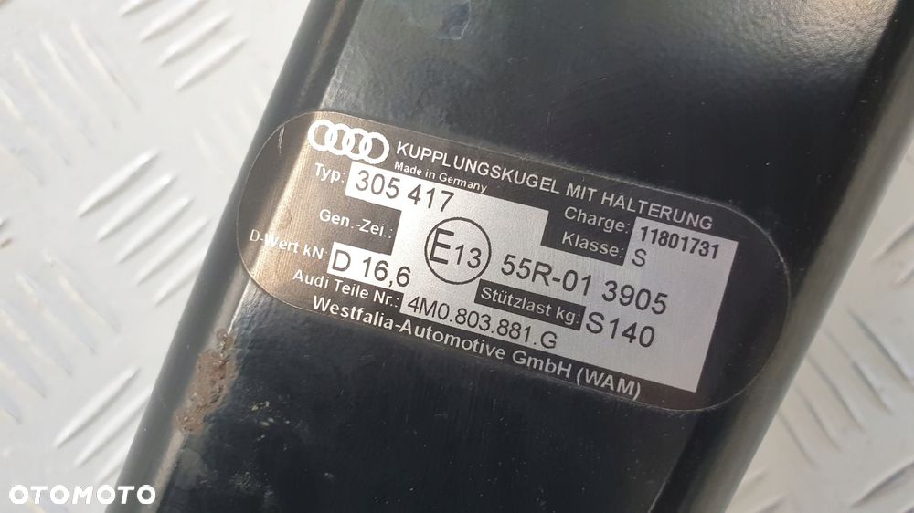 audi q7 4m 4m0 hak holowniczy elektryczny 4m0803881g - 4
