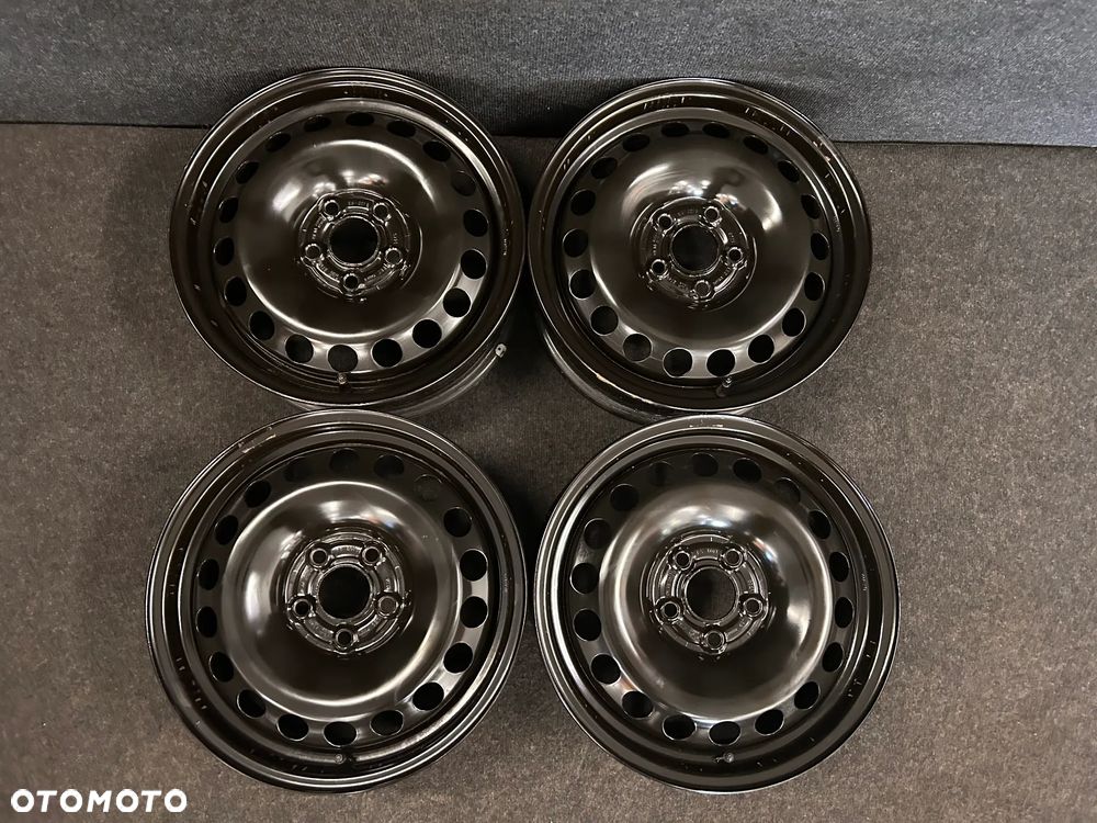 Felgi stalowe z oryginalnymi kołpakami Audi A1 2Q0 15 cali 5x100 4szt. Jak Nowe! - 5