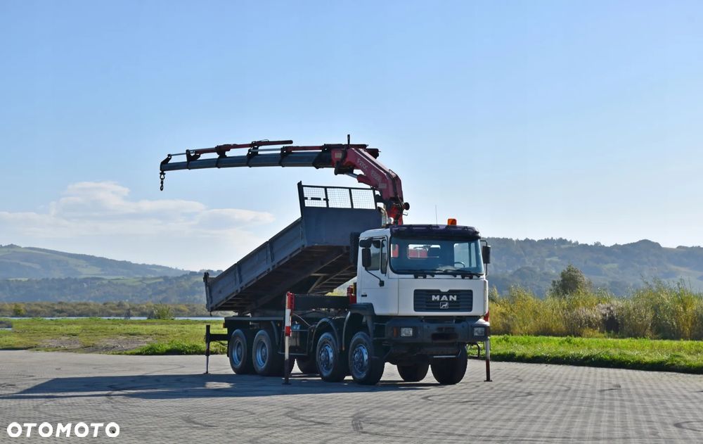 MAN 41.460 * WYWROTKA 5,65 m * FASSI F270AC.26 / 8x8 ! * STAN BDB - 2