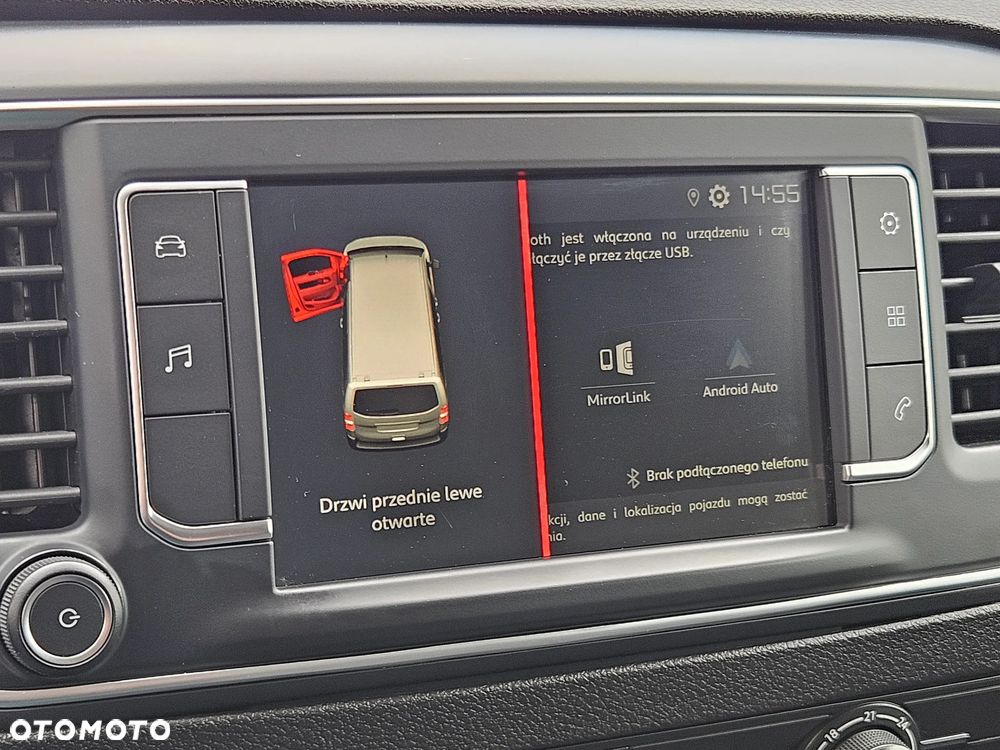 Fiat SCUDO Extra Long Brygad. 6os 2x boczne drzwi Składana przegroda SalonPL FV23% - 35