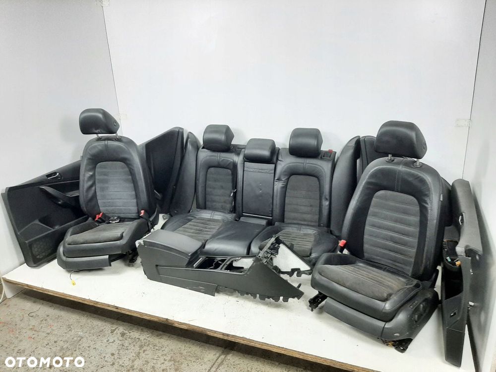 PASSAT B6 VARIANT 08R TAPICERKA SKORA KOMPLET FOTELE KANAPA BOCZKI TUNEL - 2