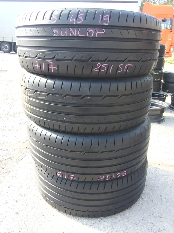 225/45R19 Opony Letnie Lato DUNLOP SP SPORT MAXX RT 7mm Legnica ALU-RAD jak 235/40