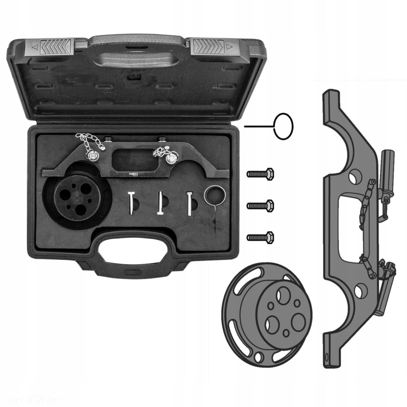 NEO TOOLS ZESTAW BLOKAD ROZRZĄDU DO BENZYNA DIESEL OPEL WALIZKA 11-331 - 12