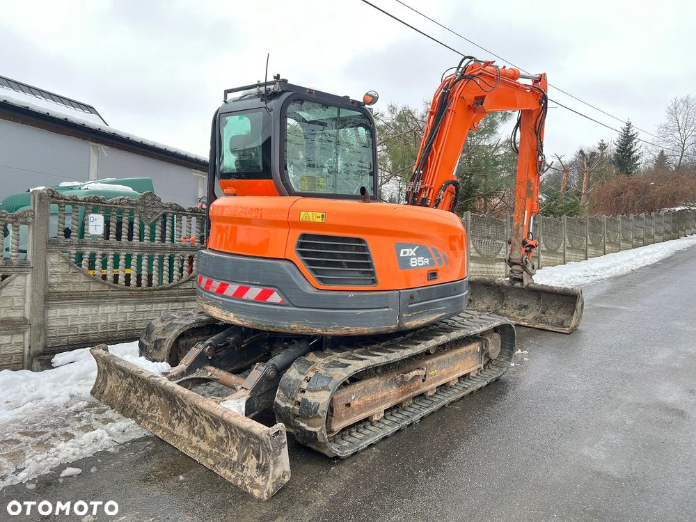 Doosan DX85R-3 * Koparka Gąsienicowa Doosan DX 85 * 8 Ton * Zerowy Obrys * Stan Bardzo Dobry * Midi Koparka * Klimatyzacja * - 4