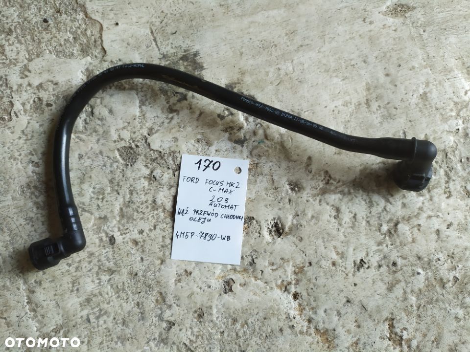 WĄŻ PRZEWÓD CHŁODNICY OLEJU AUTOMAT C MAX 2.0 16V 4M5P7890WB - 1