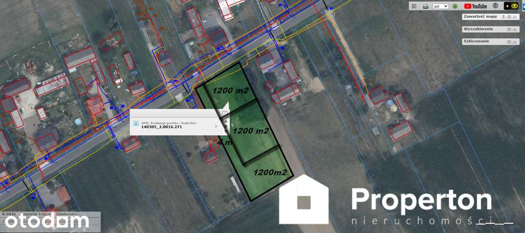 Działka bud.pod Garwolinem 1200 m2 - Pełny obrazek: 5/9