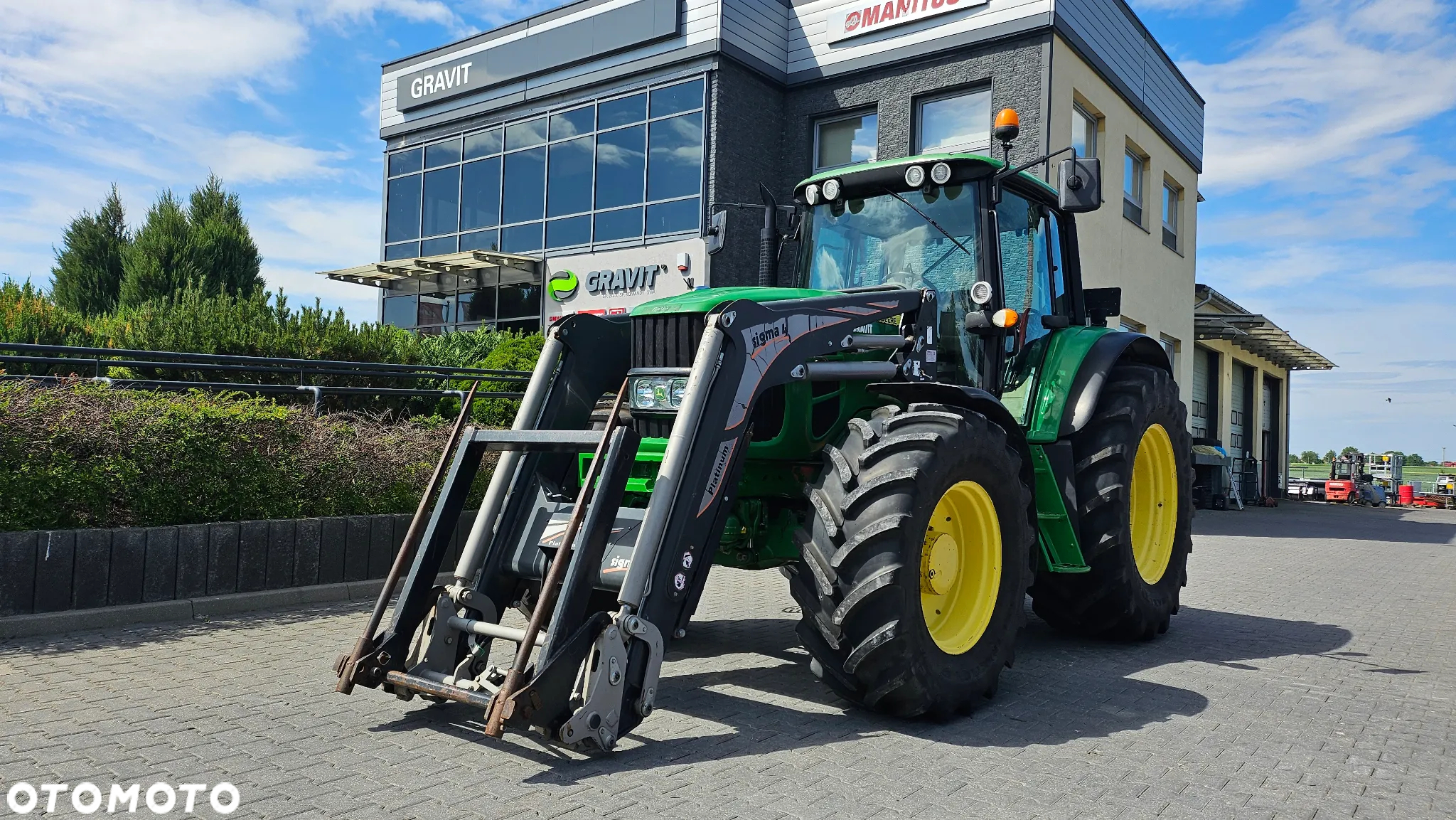 John Deere JD 6830 Premium + ładowacz, 6 cyl, nowe opony, pneumatyka, stan bdb! - 5