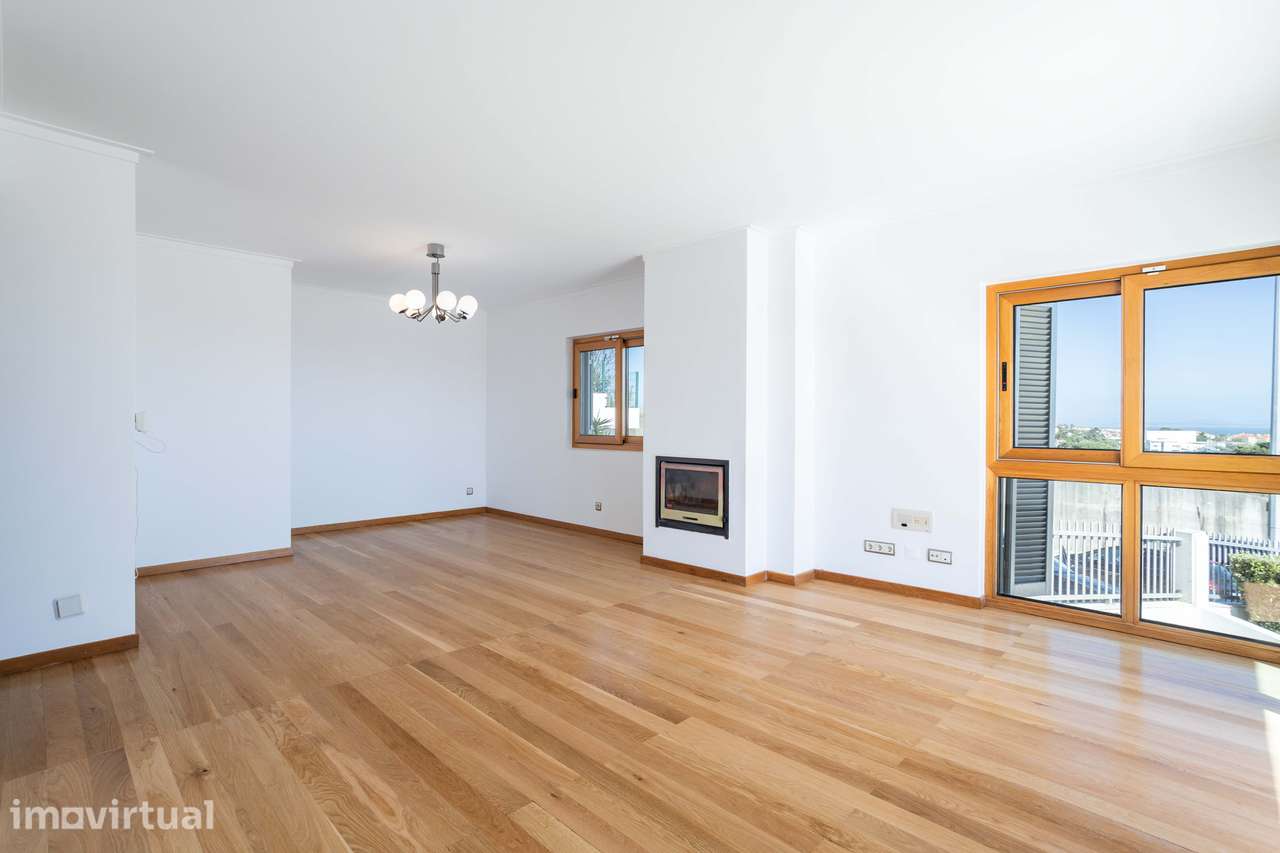 Apartamento T3 | Vista Mar Frontal | Dois Terracos | Condominio Fechad - Grande imagem: 3/43
