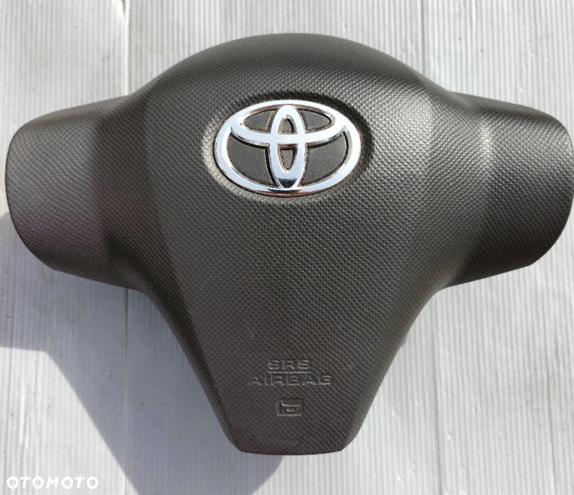 TOYOTA YARIS II 05-09 KOMPELT AIRBAG PODUSZKA KIEROWCA PASAŻER KONSOLA PASY 3D / 5D KOLANO ORYGINAŁ - 2