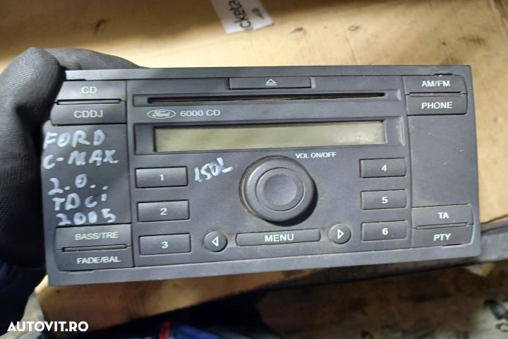 Radio cd 10R021645 Ford S-Max 1 [2006 - 2010] Minivan 2.0 TDCi MT (14 - 3