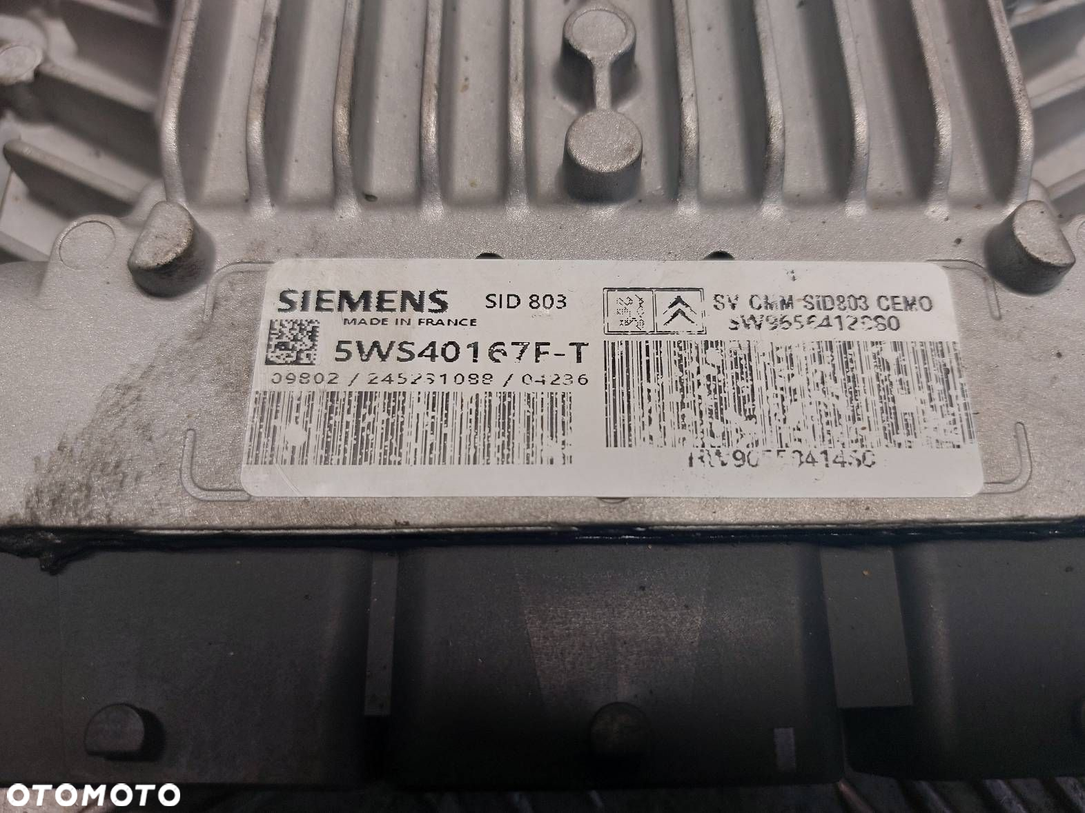 ZESTAW STARTOWY PEUGEOT 407 2.0 HDI 9656412980 - 2