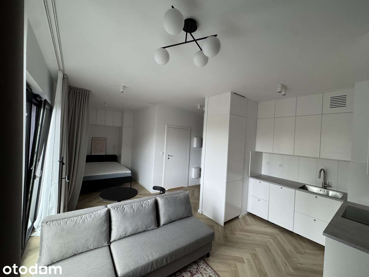 Studio 30 m² | aneks sypialniany | klimatyzacja | Nowy Kamionek | SOHO