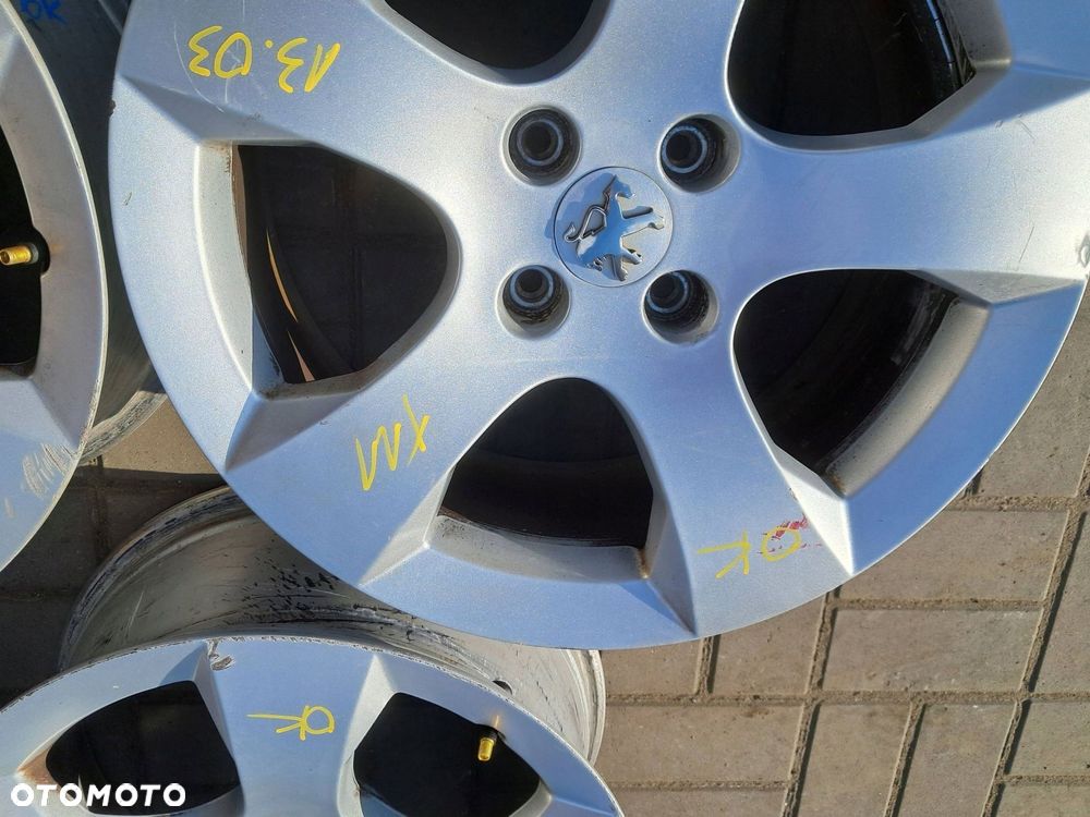 peugeot 3008 i felgi aluminiowe 17" 9684883880 7'5" et29 4x108 - 15