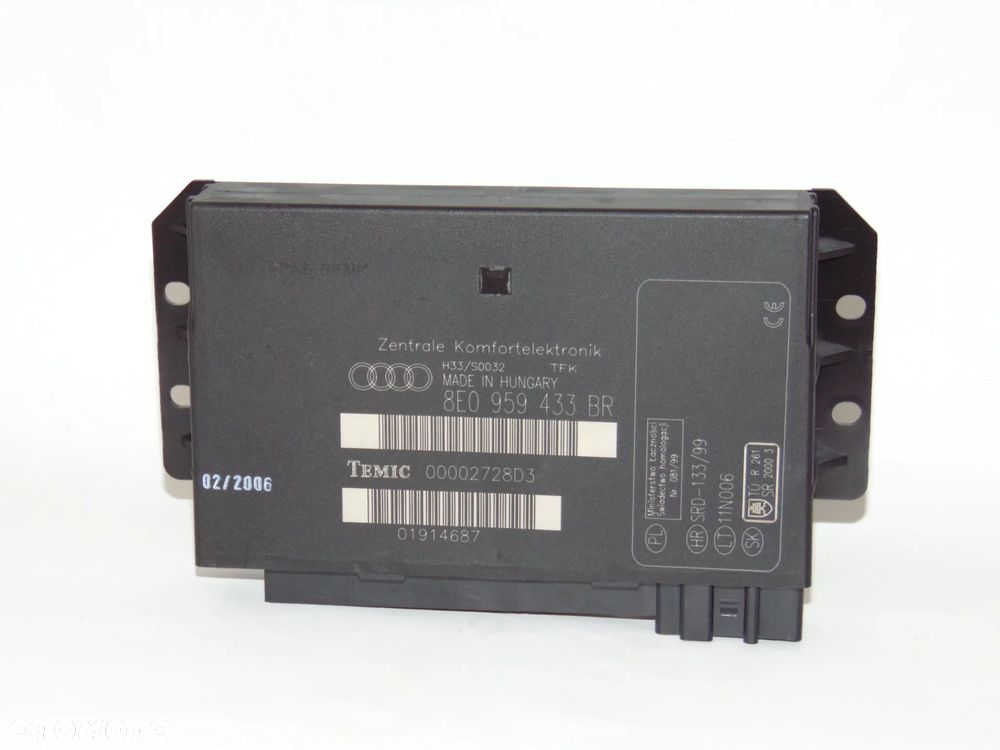 ORYGINAŁ moduł komfortu 8E0959433BR Audi A4 B7 , 04-08r - 7